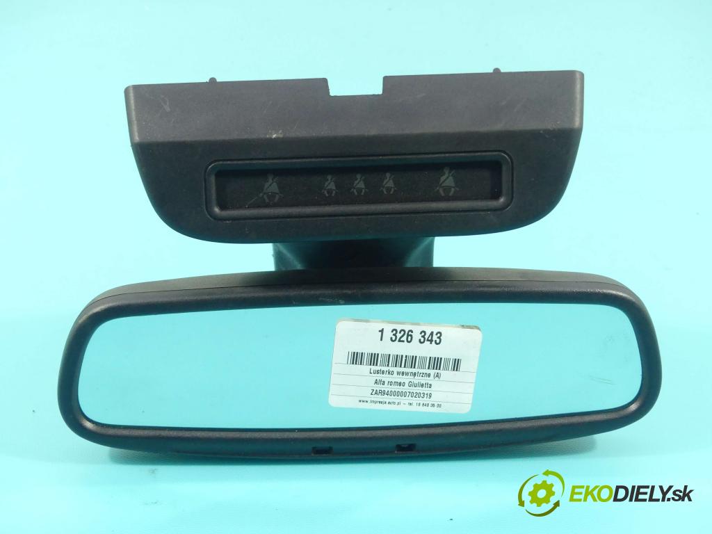 Alfa romeo Giulietta 1.6 jtdm: 105 hp manual 77 kW 1598 cm3 5- zpětné zrcátko vnitřní E3021038 (Světla vnitřní)