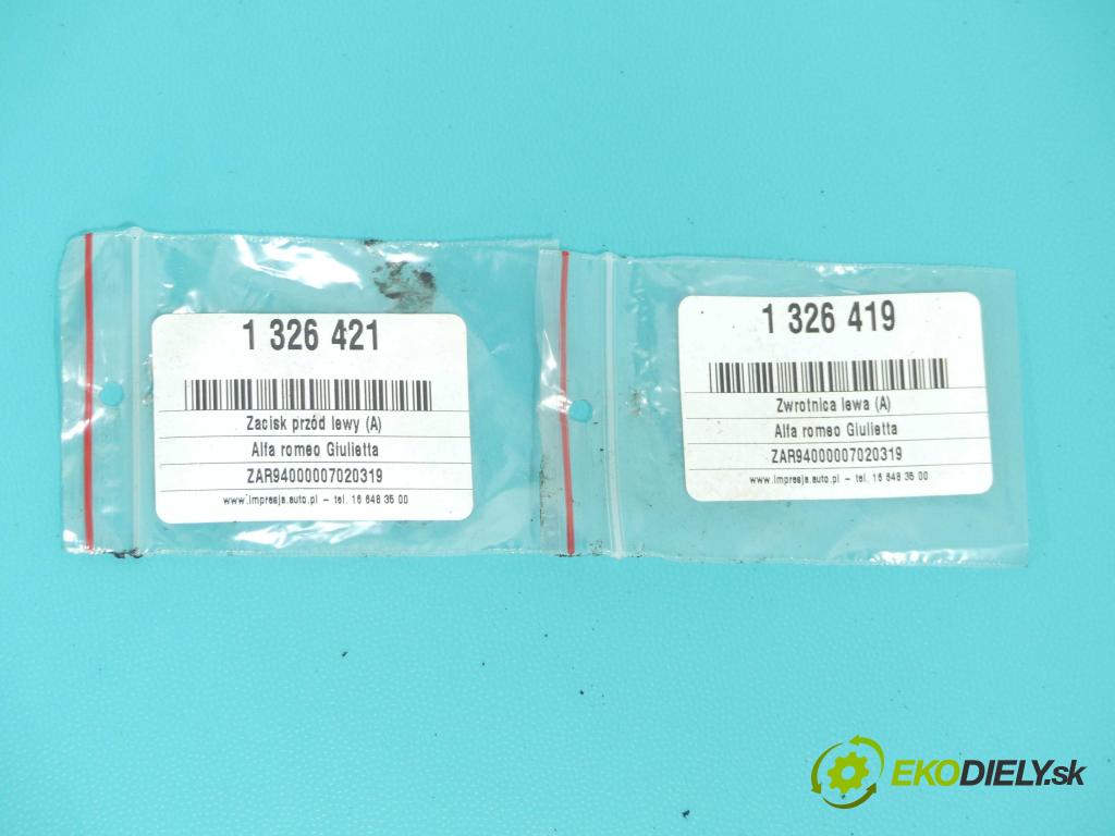 Alfa romeo Giulietta 1.6 jtdm: 105 HP manual 77 kW 1598 cm3 5- náboj ľavé  (Náboje)