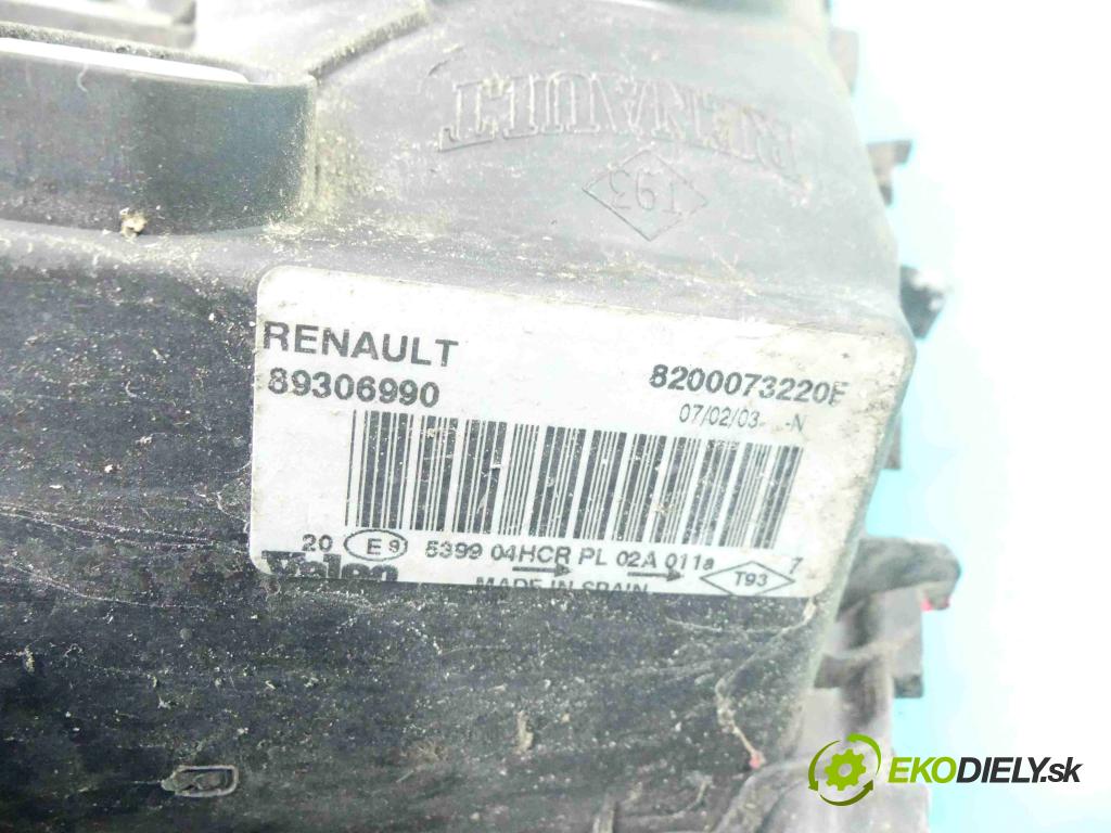 Renault Megane II 2003-2008 1.4 16v 98 hp manual 72 kW 1390 cm3 5- světlo levý 8200073220F (Ostatné)