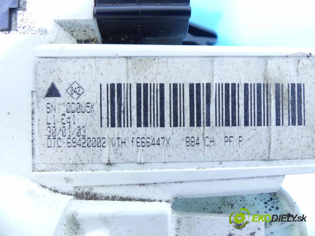 Renault Megane II 2003-2008 1.4 16v 98 HP manual 72 kW 1390 cm3 5- panel kúrenia 69420002