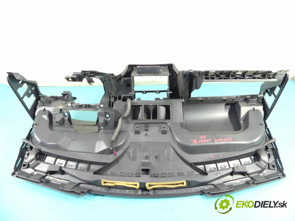 Vw Caddy III 2K 2003-2020 2.0 tdi 140 HP manual 103 kW 1968 cm3 5- kokpit,pristrojová doska rozdeľovacia 2K1858295