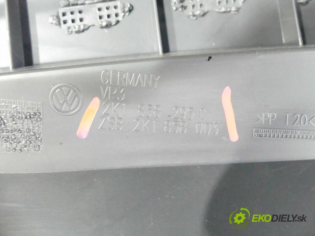 Vw Caddy III 2K 2003-2020 2.0 tdi 140 HP manual 103 kW 1968 cm3 5- kokpit,pristrojová doska rozdeľovacia 2K1858295