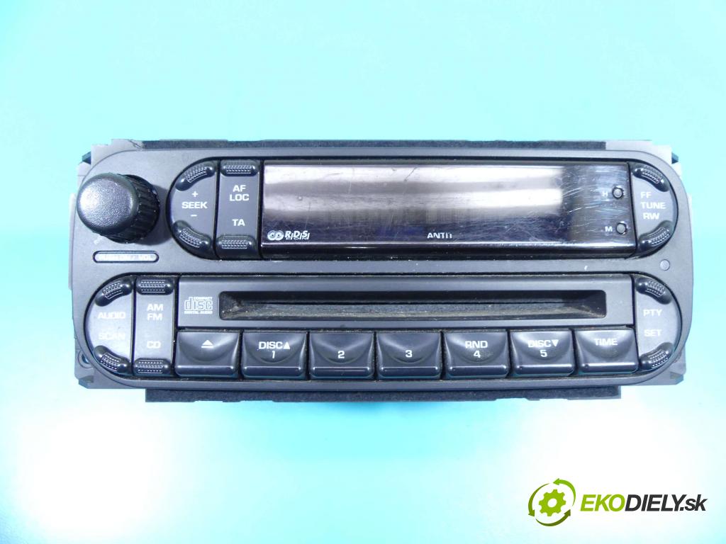 Chrysler Voyager IV 2000-2007 3.3 V6 177 HP automatic 130 kW 3301 cm3 5- Radio originál P05091610AD