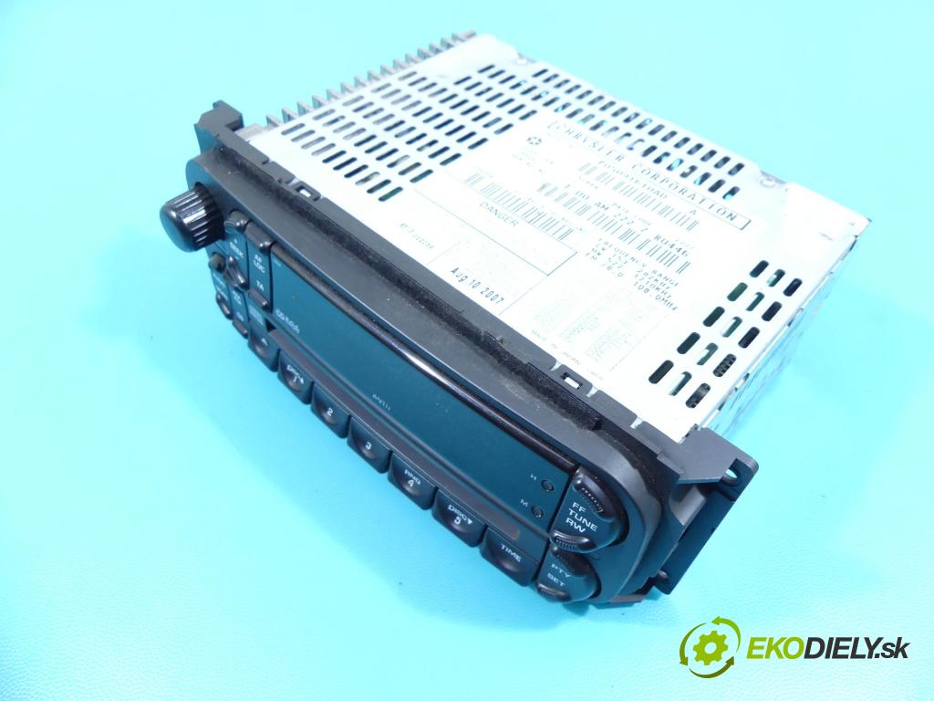Chrysler Voyager IV 2000-2007 3.3 V6 177 HP automatic 130 kW 3301 cm3 5- Radio originál P05091610AD