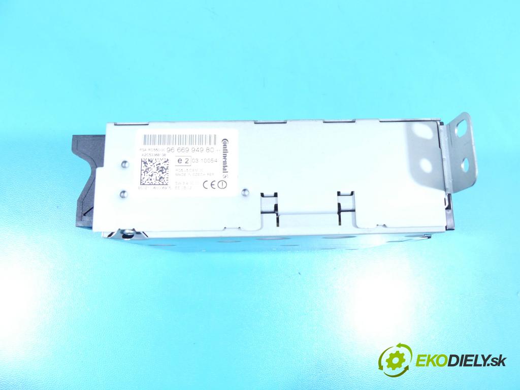 Peugeot 508 2010-2018 2.0 HDI 140 HP manual 103 kW 1997 cm3 4- Radio originál 9666994980