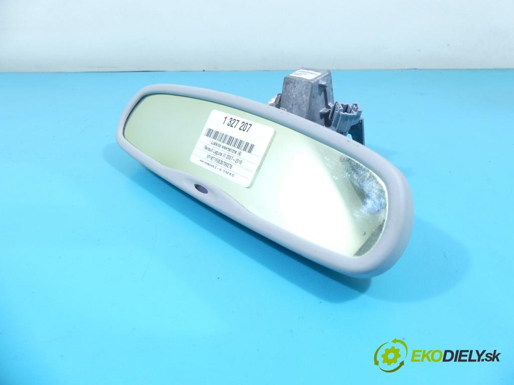 Renault Laguna III 2007-2015 2.0 16v 140 hp manual 103 kW 1997 cm3 5- zpětné zrcátko vnitřní 963210021R (Světla vnitřní)