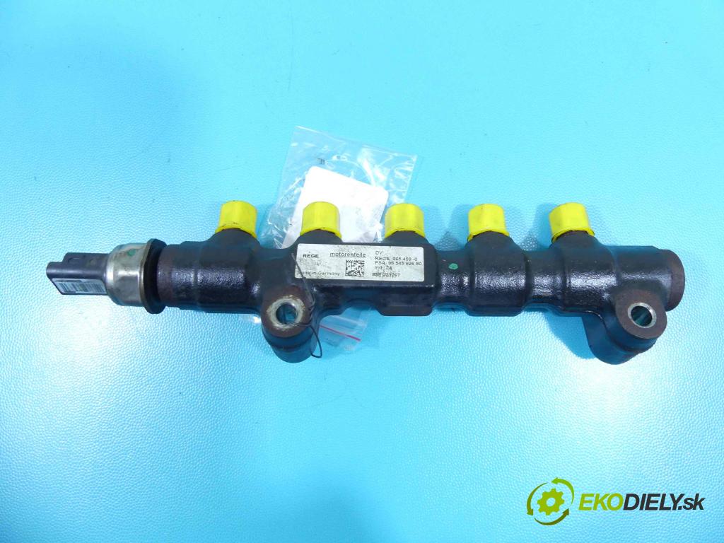 Citroen C3 Picasso 2008-2017 1.6 hdi 90 HP manual 66,2 kW 1560 cm3 5- lišta vstrekovacia 9654592680 (Vstrekovacie lišty)