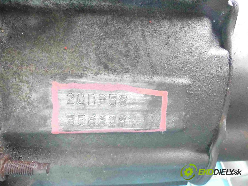 Citroen C3 Picasso 2008-2017 1.6 hdi 90 HP manual 66,2 kW 1560 cm3 5- prevodovka stupeň,rýchlosť manual 20DP58