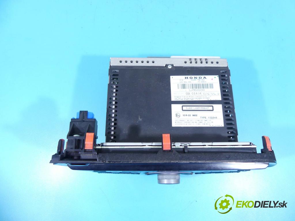 Honda Insight II 2009-2014 1.3 16V hybrid 88 HP automatic 65 kW 1339 cm3 5- Radio originál 39100-TM8-G02