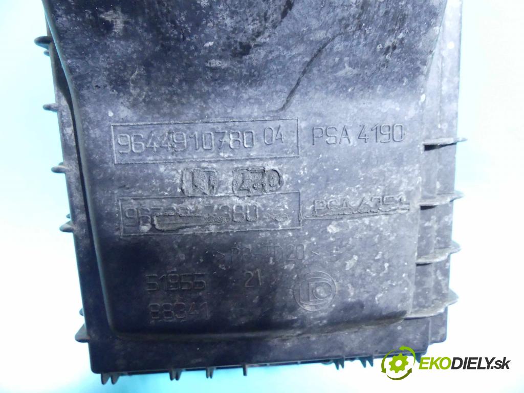 Peugeot 508 2010-2018 2.0 HDI 140 HP manual 103 kW 1997 cm3 4- obal filtra vzduchu 9644910780 (Obaly filtrov vzduchu)