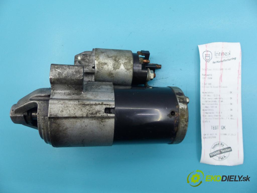 Citroen C4 Grand picasso I 2006-2013 1.6 hdi 109 HP manual 80 kW 1560 cm3 5- štartér 9663528880-01 (Štartéry)