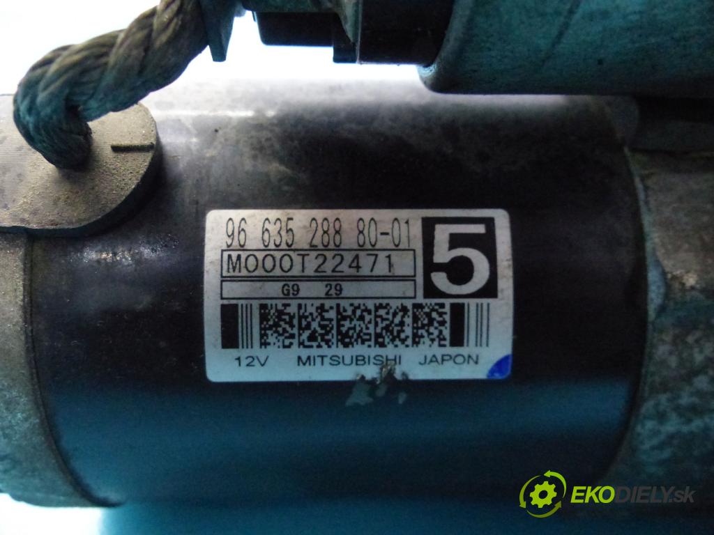 Citroen C4 Grand picasso I 2006-2013 1.6 hdi 109 HP manual 80 kW 1560 cm3 5- štartér 9663528880-01 (Štartéry)