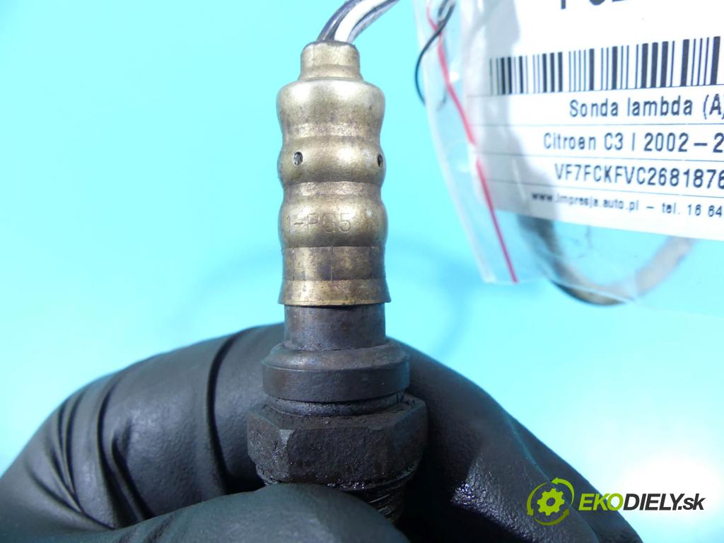 Citroen C3 I 2002-2009 1.4 8V 73 HP manual 54 kW 1360 cm3 5- Sonda lambda KBA16693 (Lambda sondy)