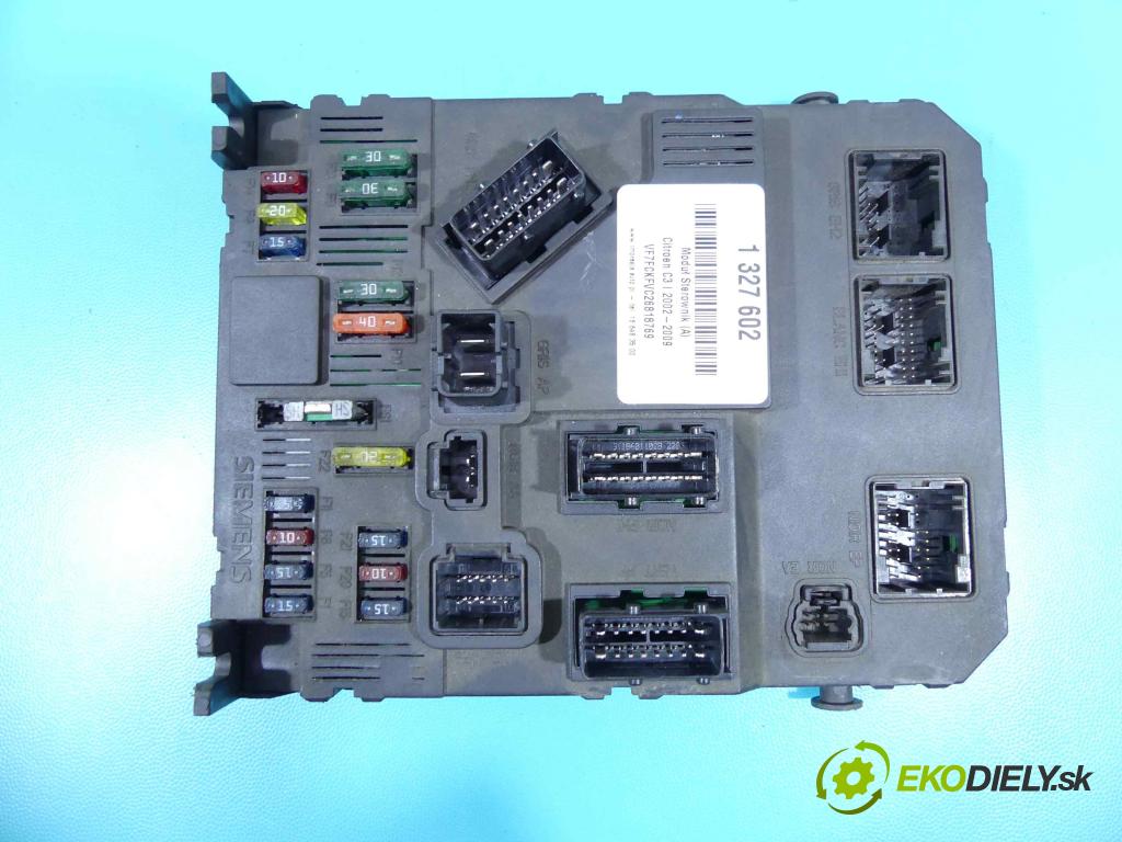 Citroen C3 I 2002-2009 1.4 8V 73 HP manual 54 kW 1360 cm3 5- modul riadiaca jednotka 9650585780 (Ostatné)