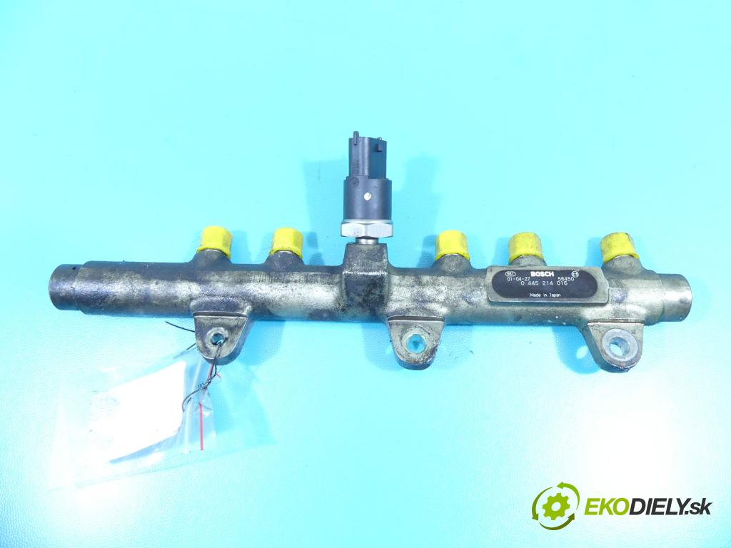 Fiat Punto II 1999-2010 1.9 jtd 86 HP manual 63 kW 1910 cm3 3- lišta vstrekovacia 0445214016 (Vstrekovacie lišty)