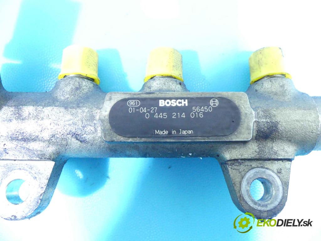 Fiat Punto II 1999-2010 1.9 jtd 86 HP manual 63 kW 1910 cm3 3- lišta vstrekovacia 0445214016 (Vstrekovacie lišty)