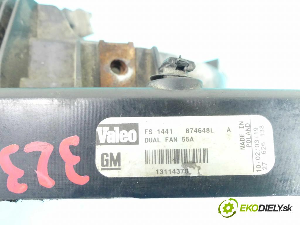 Opel Vectra C 2002-2008 2.2 dti 125 HP manual 92 kW 2172 cm3 5- Ventilátor chladiča 13114370