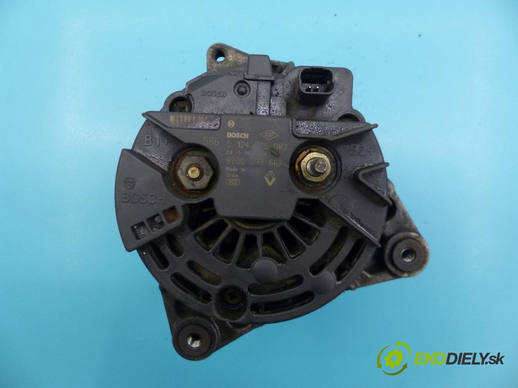 Renault Scenic II 2003-2009 1.5 dci 101 hp manual 74 kW 1461 cm3 5- Alternator 0124525082 (Alternátory)