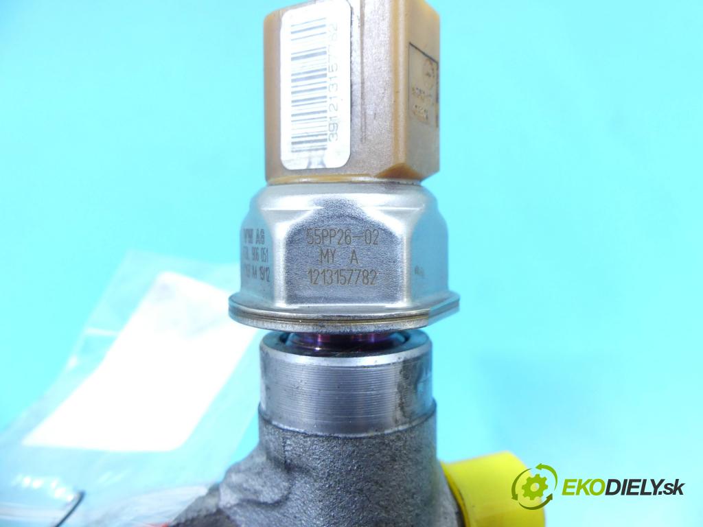 Vw Caddy III 2K 2003-2015 2.0 tdi 140 HP manual 103 kW 1968 cm3 5- lišta vstrekovacia 03L130089P (Vstrekovacie lišty)