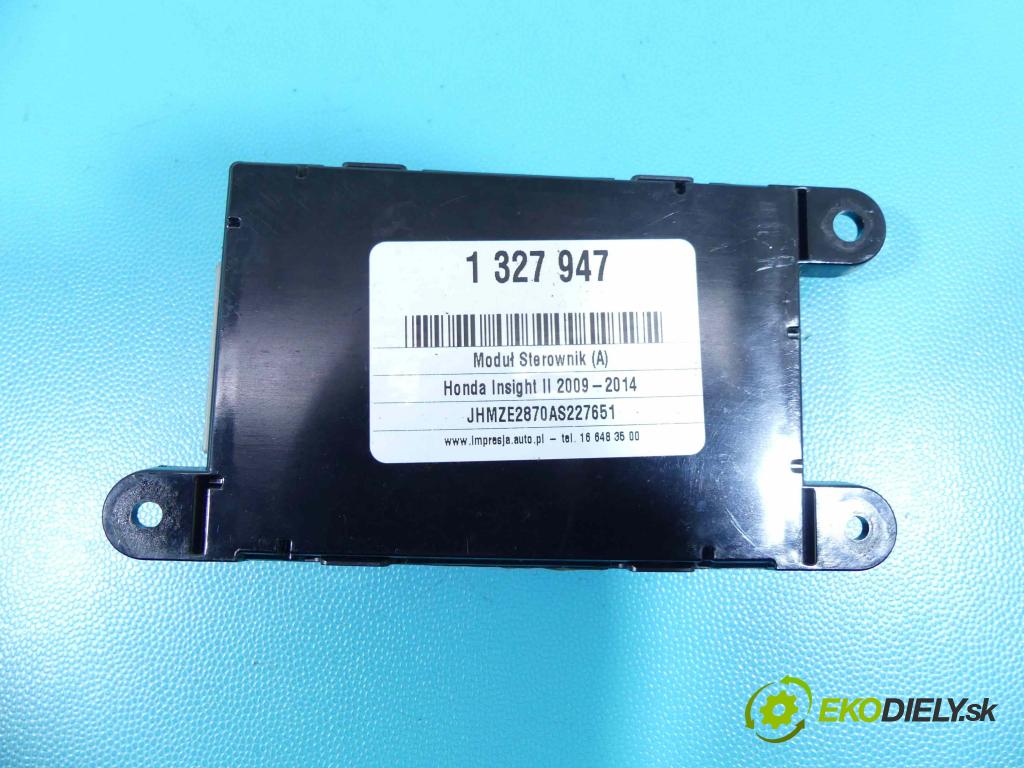 Honda Insight II 2009-2014 1.3 16V hybrid 88 HP automatic 65 kW 1339 cm3 5- modul riadiaca jednotka 39770-TM8-E010-M1 (Ostatné)