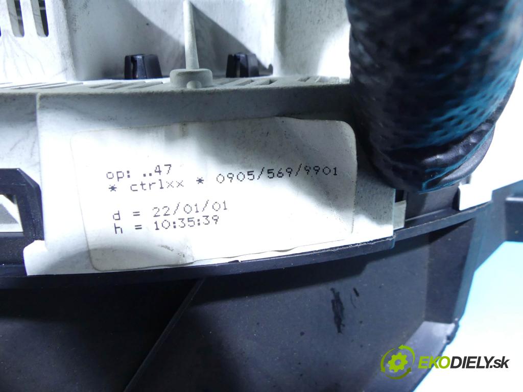 Mercedes A W168 1997-2004 1.7 CDI 90 HP manual 66 kW 1689 cm3 5- prístrojovka/ budíky A1685408011 (Prístrojové dosky, displeje)