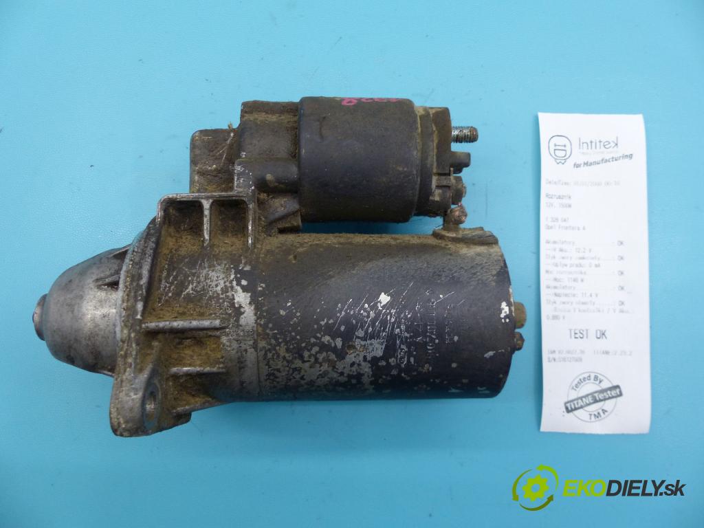 Opel Frontera A 1992-1998 2.0 8V 116 HP manual 85 kW 1998 cm3 3- štartér 0001107015 (Štartéry)