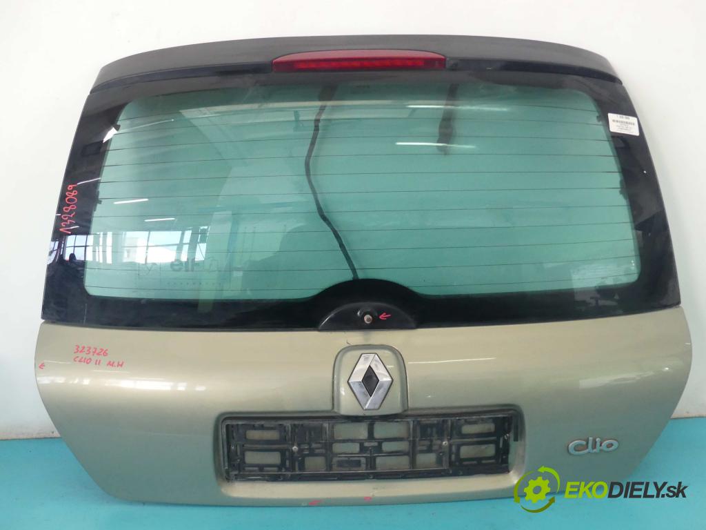 Renault Clio II 1998-2012 1.4 16v 98 hp manual 72 kW 1390 cm3 5- zadní kufrové dveře  (Zadní kapoty)