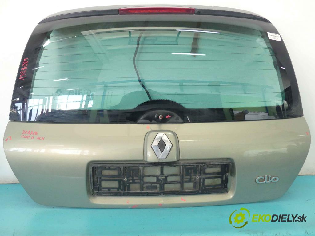 Renault Clio II 1998-2012 1.4 16v 98 HP manual 72 kW 1390 cm3 5- zadna kufor  (Zadné kapoty)