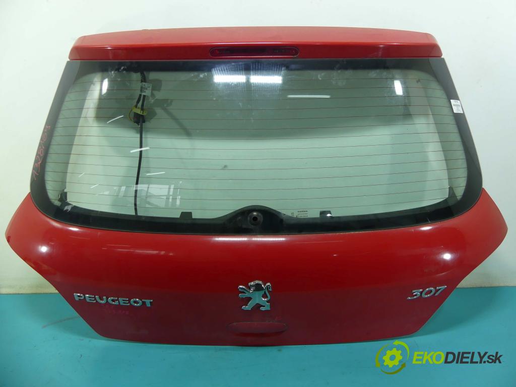 Peugeot 307 1.4 8V 75 hp manual 55 kW 1360 cm3 5- zadní kufrové dveře  (Zadní kapoty)