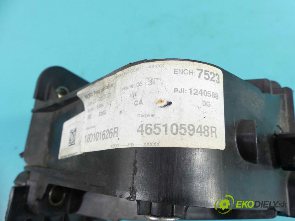 Opel Movano III 2010-2022 2.3 CDTI 163 HP manual 120 kW 2299 cm3 5- pedále 465105948R (Pedále)