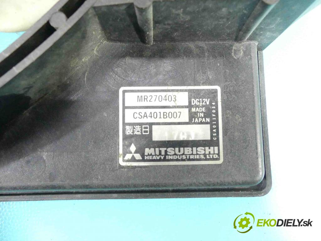 Mitsubishi Galant VIII 1993-2003 2.0 16v 136 HP manual 100 kW 1997 cm3 4- Ventilátor chladiča MR270403