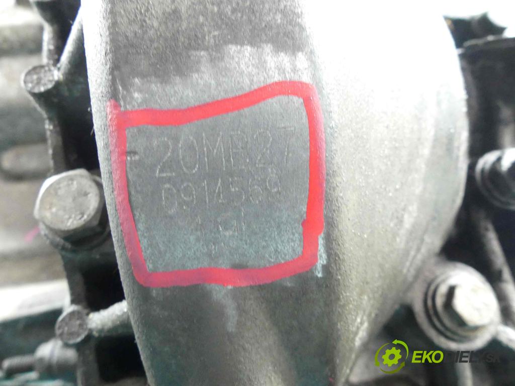 Peugeot 508 2010-2018 2.0 HDI 140 HP manual 103 kW 1997 cm3 4- prevodovka stupeň,rýchlosť manual 20MB27