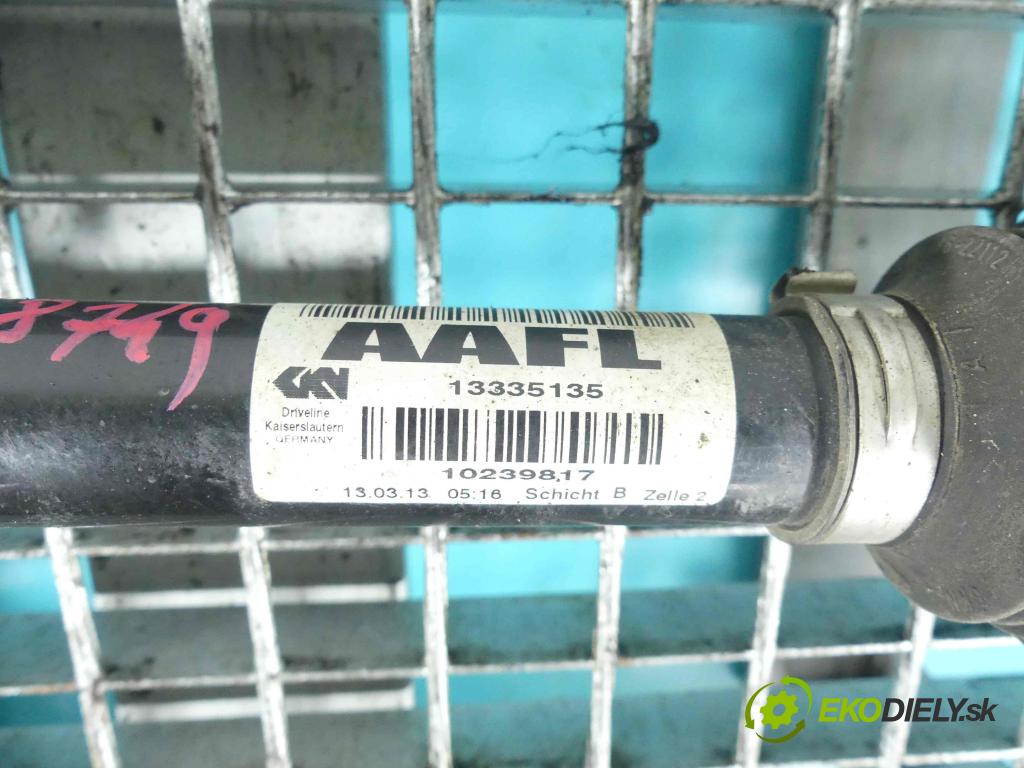 Opel Astra IV 2009-2015 1.7 cdti 131 HP manual 96 kW 1686 cm3 5- poloos ľavé 13335135 (Poloosy)