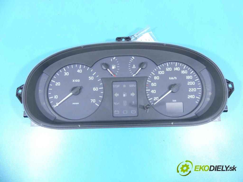 Renault Megane I 1995-2003 1.4 16V 95 HP manual 70 kW 1390 cm3 4- prístrojovka/ budíky 7700427900 (Prístrojové dosky, displeje)