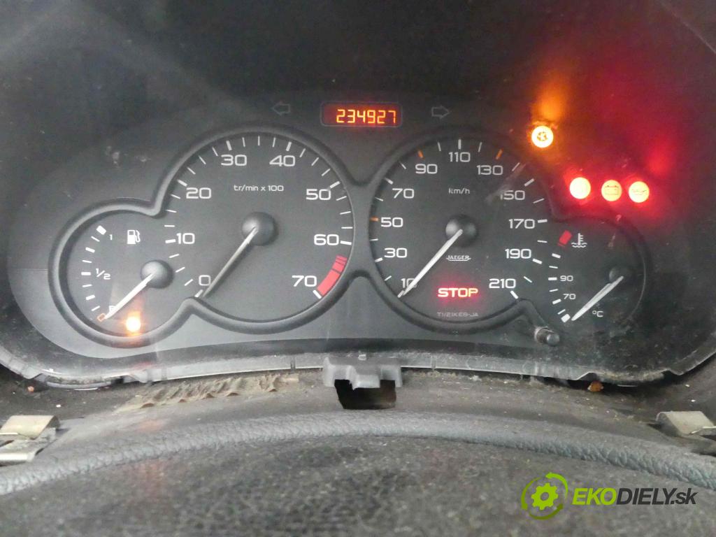 Peugeot 206 1.4 75 HP manual 55 kW 1360 cm3 3- prístrojovka/ budíky 9634961180 (Prístrojové dosky, displeje)