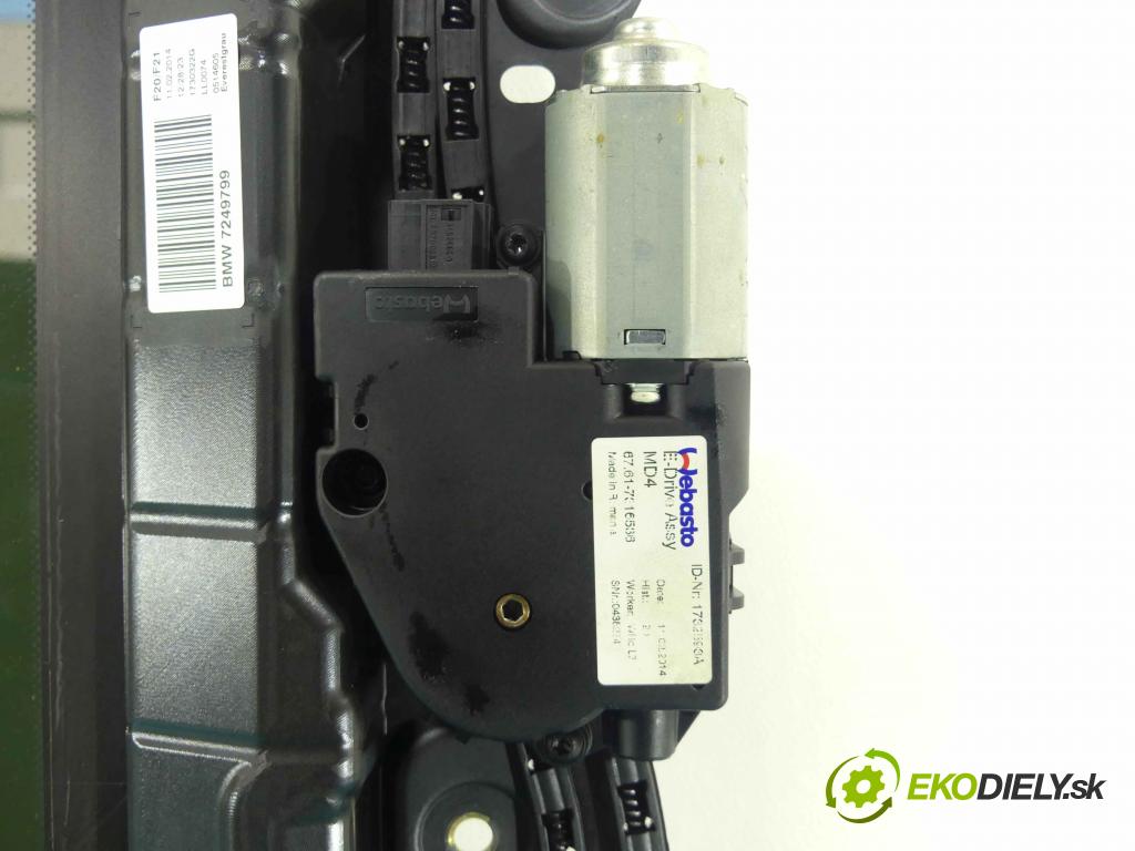 Bmw 1 F20 2011-2019 2.0d 116 hp manual 85 kW 1995 cm3 5- Střešní okno: 7249799 (Okna karoserie)