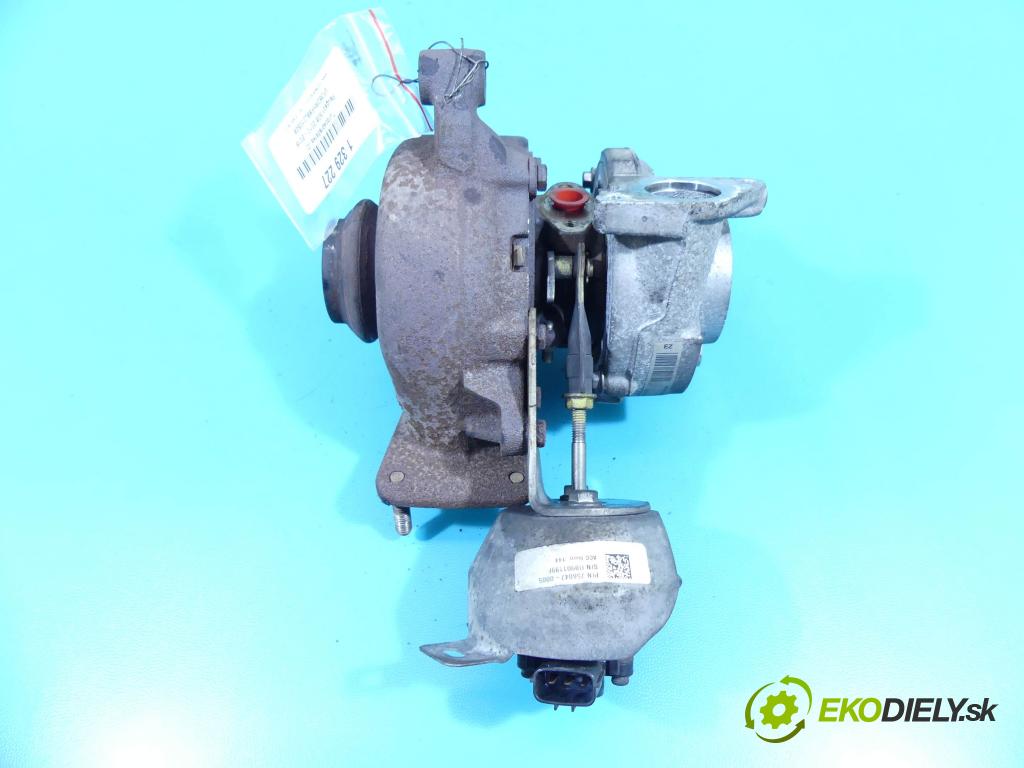 Peugeot 508 2010-2018 2.0 HDI 140 HP manual 103 kW 1997 cm3 4- turbodúchadlo, turbo 756047-5 (Turbodúchadlá (kompletné))