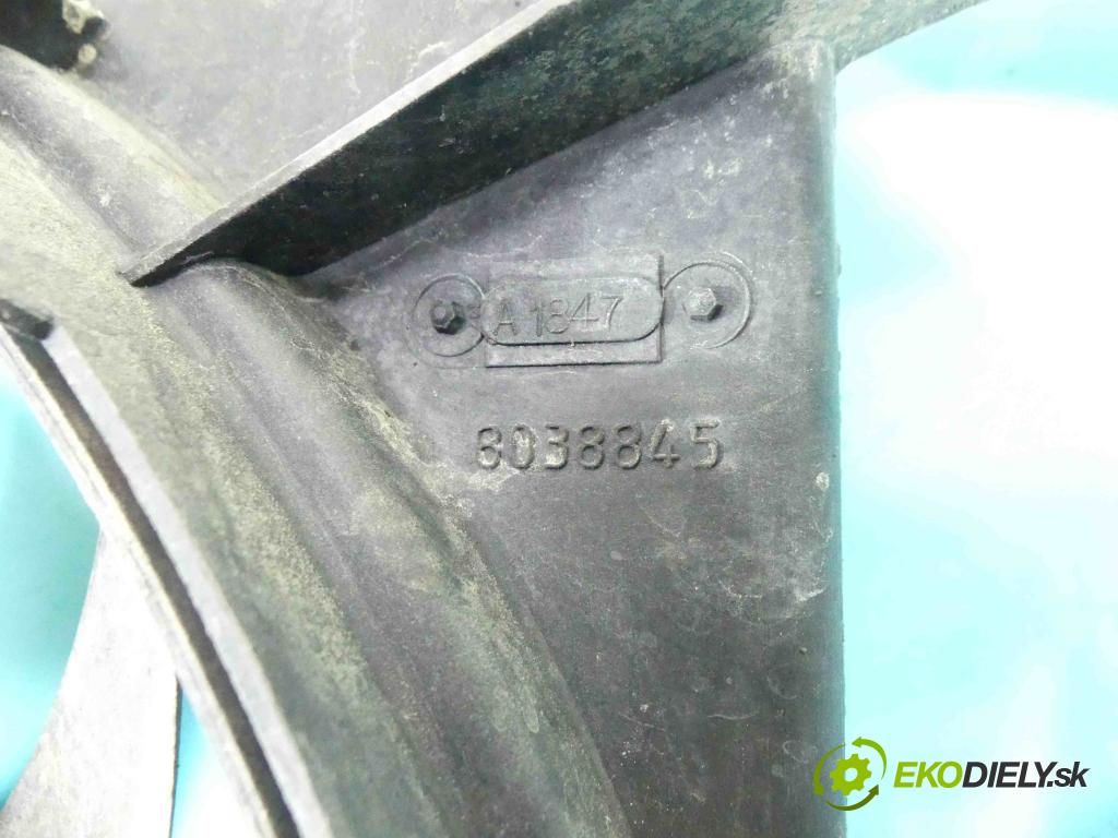 Opel Corsa C 2000-2006 1.2 16V 75 HP manual 55 kW 1199 cm3 3- Ventilátor chladiča 13123728