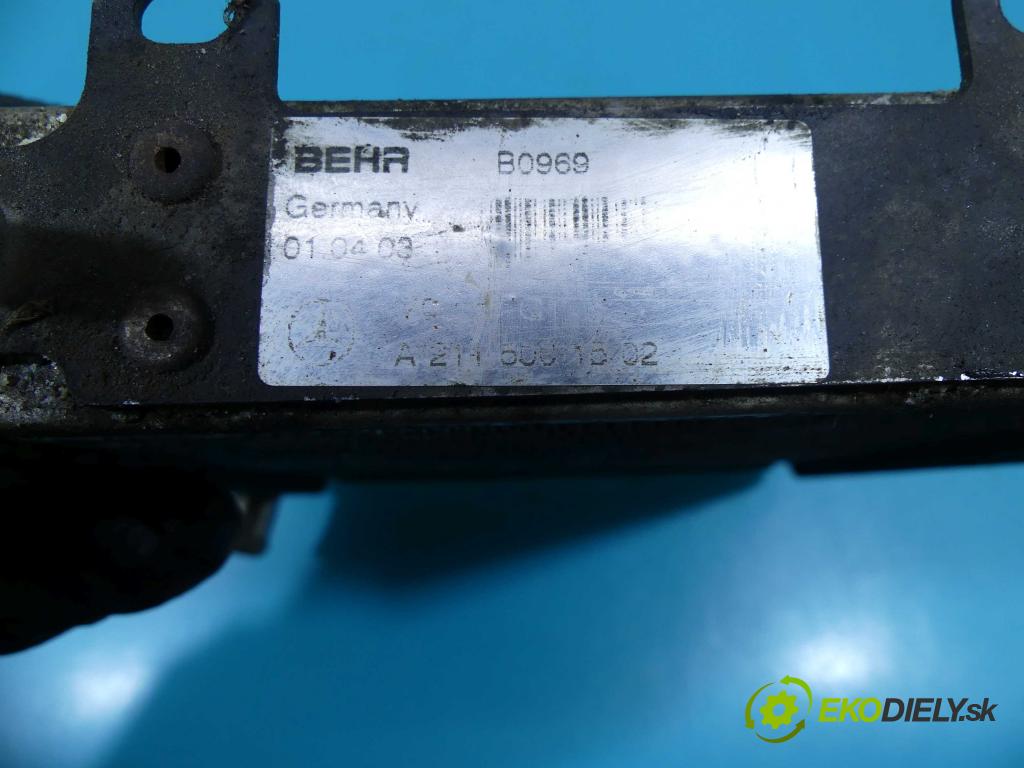 Mercedes E W211 2002-2009 4.0 cdi 260 HP automatic 191 kW 3996 cm3 4- chladič voda: A2145001502 (Chladiče vody)