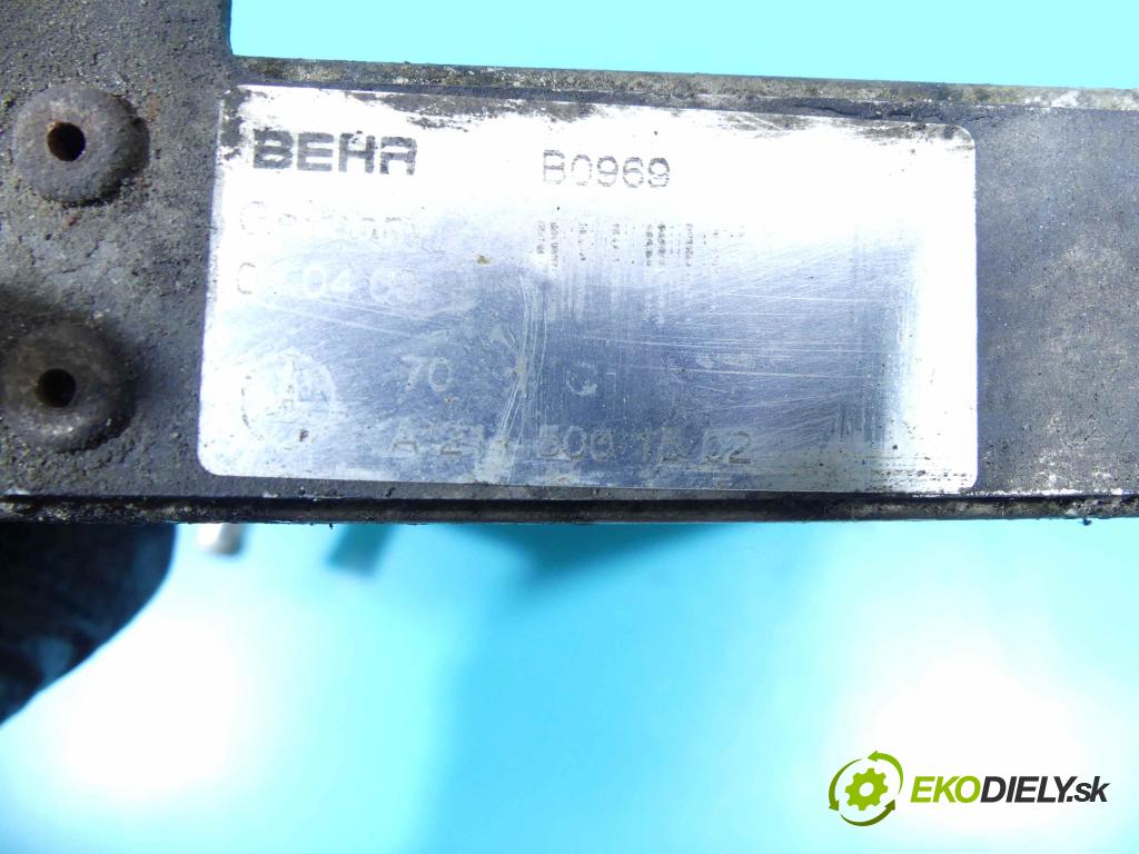 Mercedes E W211 2002-2009 4.0 cdi 260 HP automatic 191 kW 3996 cm3 4- chladič voda: A2145001502 (Chladiče vody)