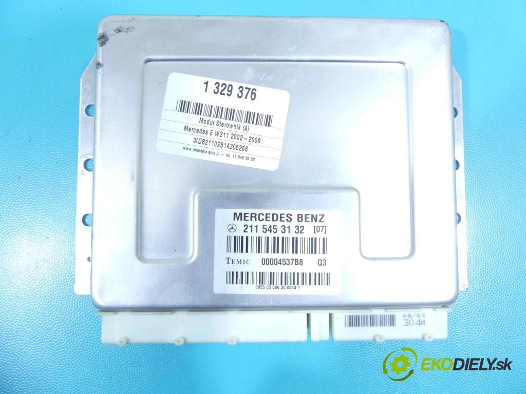 Mercedes E W211 2002-2009 4.0 cdi 260 HP automatic 191 kW 3996 cm3 4- modul riadiaca jednotka 2115453132 (Ostatné)