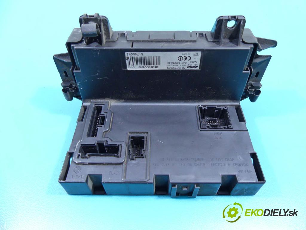 Fiat Panda II 2003-2012 1.1 54 HP manual 40 kW 1108 cm3 5- modul riadiaca jednotka S118578010B (Ostatné)