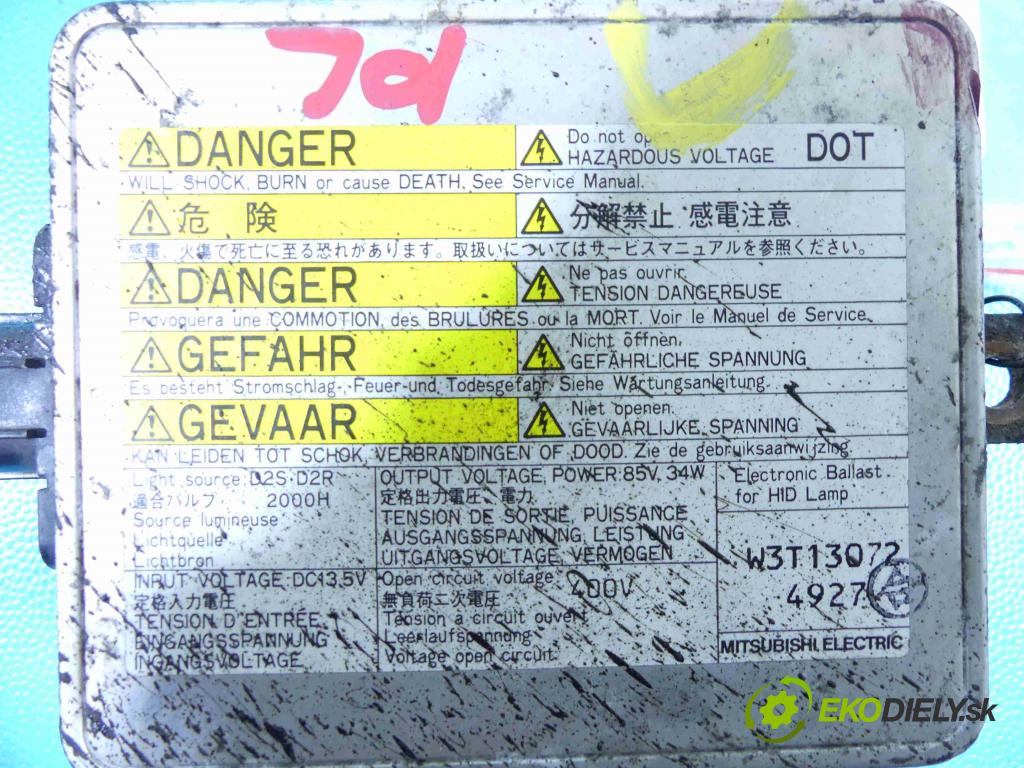 Honda Fr-v 2.0 16V 150 HP manual 110 kW 1998 cm3 5- střídač: xenon (Riadiace jednotky xenónu)