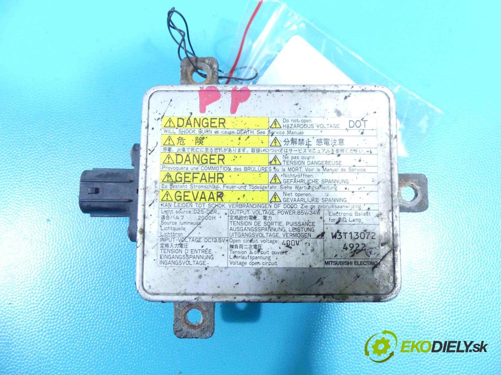 Honda Fr-v 2.0 16V 150 HP manual 110 kW 1998 cm3 5- střídač: xenon W3T13072 (Riadiace jednotky xenónu)