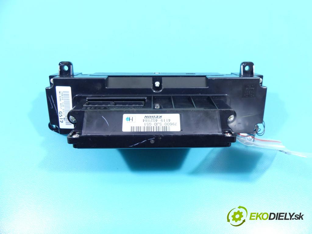 Honda Fr-v 2.0 16V 150 HP manual 110 kW 1998 cm3 5- panel kúrenia 4119-402184