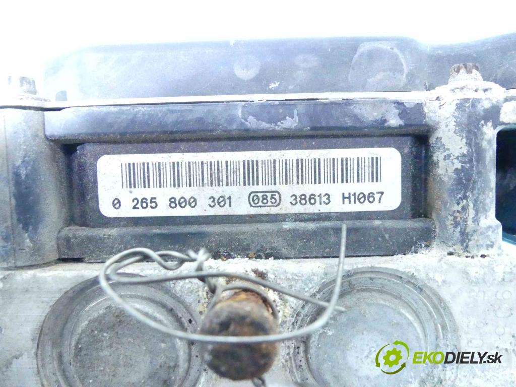 Peugeot 307 1.6 16V 109 HP manual 80 kW 1587 cm3 5- čerpadlo abs 0265800301 (Pumpy ABS)