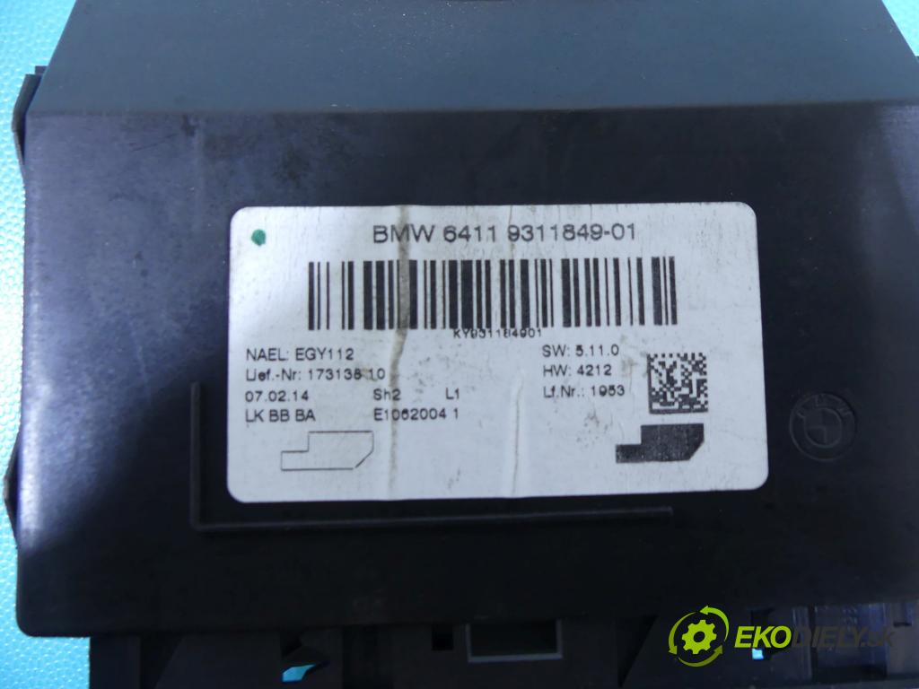 Bmw 1 F20 2011-2019 2.0d 116 HP manual 85 kW 1995 cm3 5- modul riadiaca jednotka 9311849 (Ostatné)