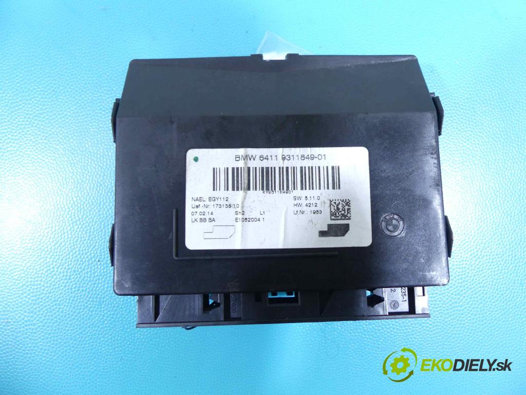 Bmw 1 F20 2011-2019 2.0d 116 HP manual 85 kW 1995 cm3 5- modul riadiaca jednotka 9311849 (Ostatné)