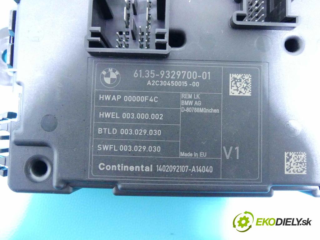 Bmw 1 F20 2011-2019 2.0d 116 HP manual 85 kW 1995 cm3 5- modul riadiaca jednotka 9329700 (Ostatné)