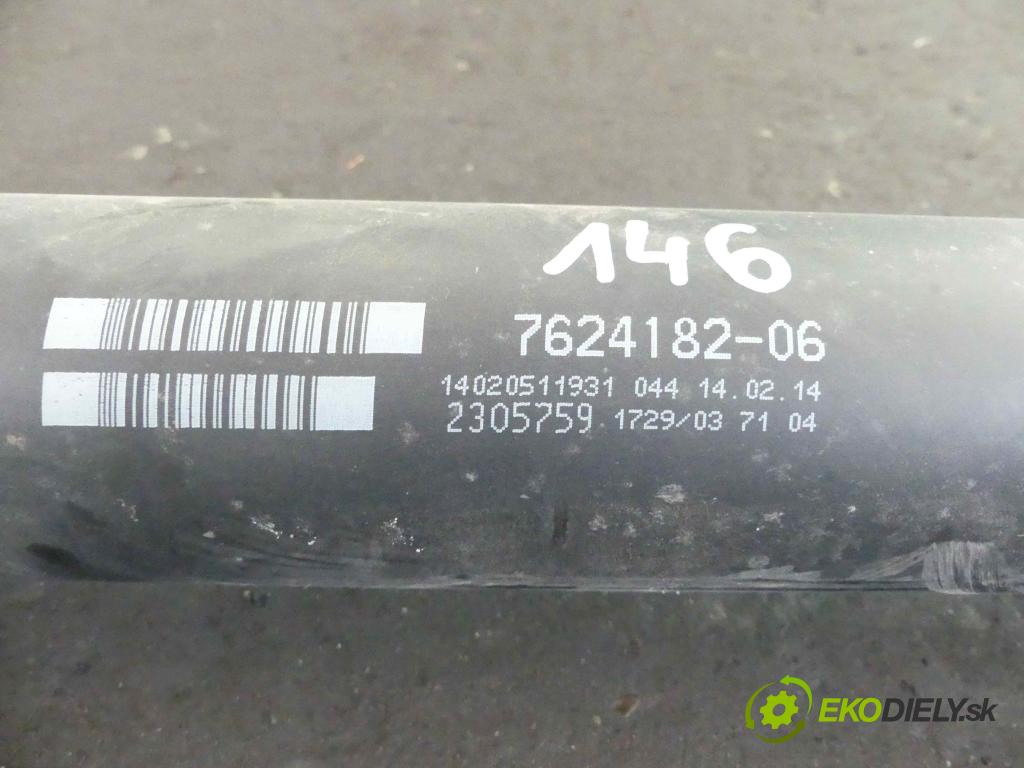 Bmw 1 F20 2011-2019 2.0d 116 HP manual 85 kW 1995 cm3 5- Hřídel: 7624182 (Kardaňové hriadele)